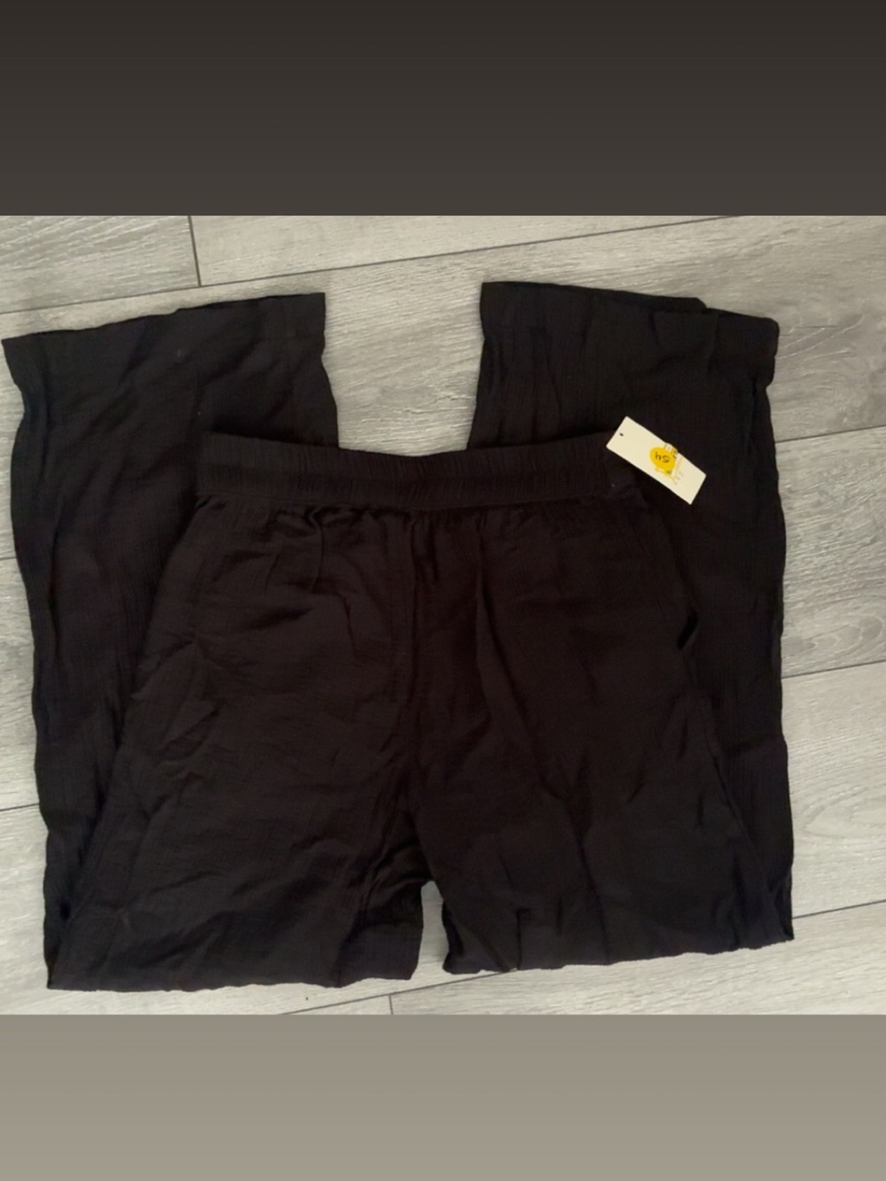 A New Day Women’s Size Small Black Wide Legged High Rise Pants New W Tags
